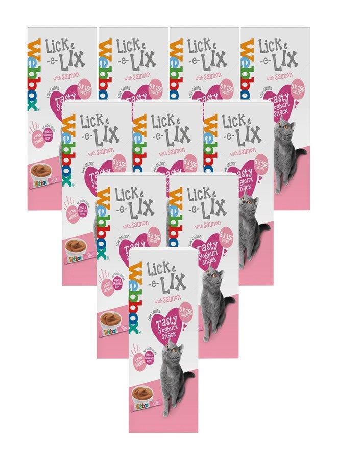 ويبوكس ويب بوكس كاتس ديلايت ليك-إي-ليكس سلمون، 15 غرام، عبوة من 10 قطع - Image 2